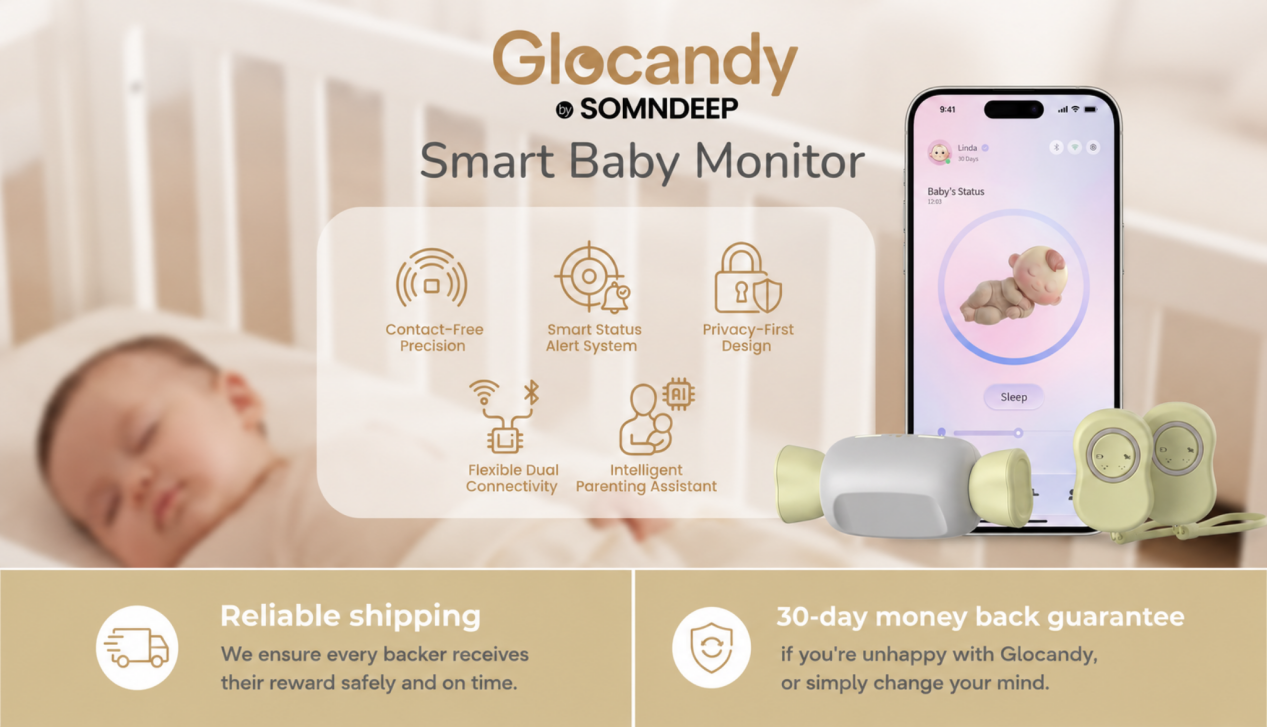 Glocandy contactless baby monitor promotional product image